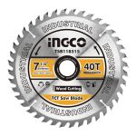 Ingco – TCT Saw Blade 40T – Wood (185mm) – 1 x Blade Ingco – TCT Saw Blade 40T – Wood (185mm) – 1 x Blade