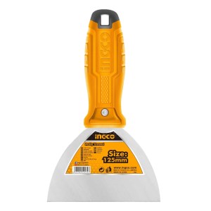 Ingco – Putty Knife – 125mm – Carbon Steel Blade – Yellow handle Ingco – Putty Knife – 125mm – Carbon Steel Blade – Yellow handle