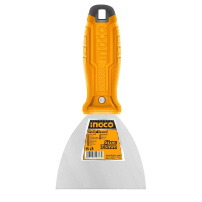 Ingco – Putty Knife – 75MM – Carbon Steel Blade – Yellow handle Ingco – Putty Knife – 75MM – Carbon Steel Blade – Yellow handle