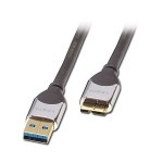 Lindy Cromo Line 2m USB3.0 Type-A Male to Micro-B Male Cable (41619) Lindy Cromo Line 2m USB3.0 Type-A Male to Micro-B Male Cable (41619)
