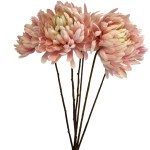 Toolhome Blossoms – Mum Spray – Pink (Pack of 12 Stems) – 58cm Toolhome Blossoms – Mum Spray – Pink (Pack of 12 Stems) – 58cm