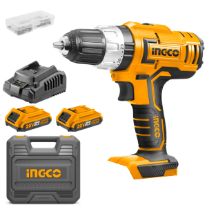 Ingco Cordless Impact Drill Kit with 2x Battery(2.0AH) Ingco Cordless Impact Drill Kit with 2x Battery(2.0AH)