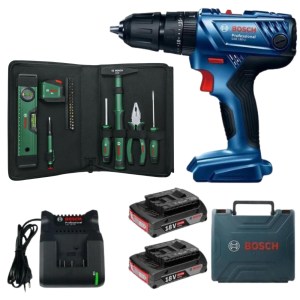Bosch – GSB 180-LI Cordless Impact Drill with Universal Hand Tool Set (V3) Bosch – GSB 180-LI Cordless Impact Drill with Universal Hand Tool Set (V3)