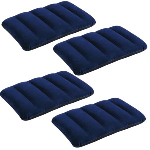 Intex – Inflatable Original Travel Rest Air-Pillow – Blue – Pack of 4 Intex – Inflatable Original Travel Rest Air-Pillow – Blue – Pack of 4