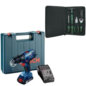 Bosch – GSB180-LI Cordless Drill with 14Pc – Easy Starter Hand Tool Set Bosch – GSB180-LI Cordless Drill with 14Pc – Easy Starter Hand Tool Set