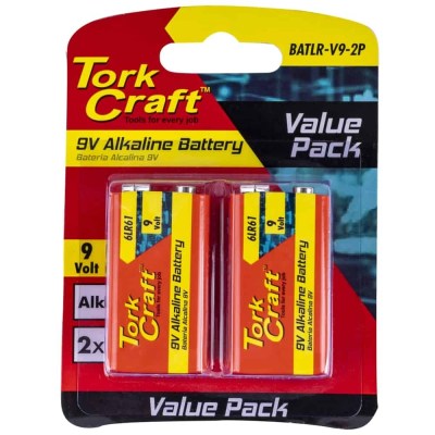 Tork Craft – 9V Alkaline Battery (Value pack) Tork Craft – 9V Alkaline Battery (Value pack)