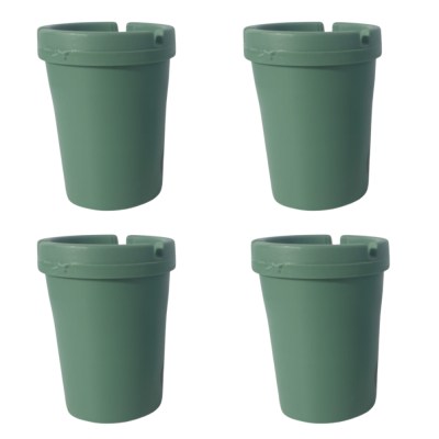 Toolhome – Cigarette Butt Bucket – Green – 8X10.5X8cm – Pack of 4 Toolhome – Cigarette Butt Bucket – Green – 8X10.5X8cm – Pack of 4