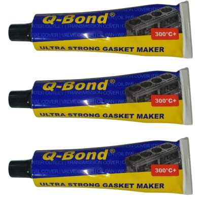 Q-BOND – Ultra Strong Gasket Maker – 300 C – 85g – Pack of 3 Q-BOND – Ultra Strong Gasket Maker – 300 C – 85g – Pack of 3