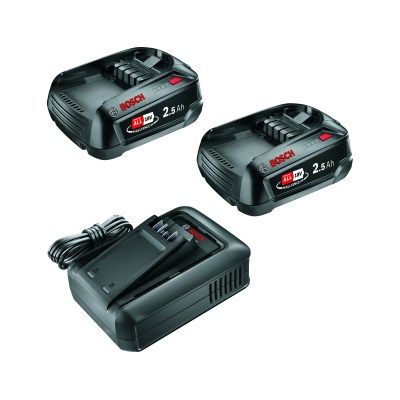 18V Charger & 2 Batteries StarterKit 18V 2.5Ah 18V Charger & 2 Batteries StarterKit 18V 2.5Ah