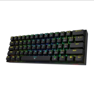 REDRAGON DRAGONBORN Wired Mechanical Keyboard RGB 61 Key Design – Black REDRAGON DRAGONBORN Wired Mechanical Keyboard RGB 61 Key Design – Black