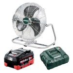 Metabo – Cordless Fan / AV 18 (606176850) With 5.5Ah Battery and Charger Metabo – Cordless Fan / AV 18 (606176850) With 5.5Ah Battery and Charger