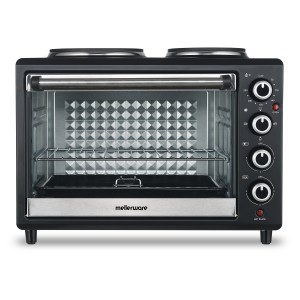 Mellerware – Mini Oven With Solid Hotplates Black 30L 3250W “Horizon 30” Mellerware – Mini Oven With Solid Hotplates Black 30L 3250W “Horizon 30”