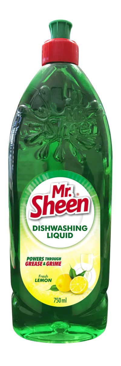 Mr Sheen Dishwashing Liquid Fresh Lemon 750ml Mr Sheen Dishwashing Liquid Fresh Lemon 750ml