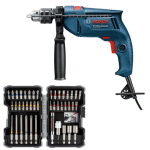 Bosch – Impact Drill (GSB570) with Screwdriver & Nutsetter Bits Set (43Pcs) Bosch – Impact Drill (GSB570) with Screwdriver & Nutsetter Bits Set (43Pcs)