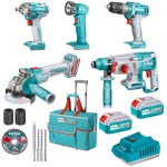 Total Tools – Li-Ion Industrial Power Tool Combo – 5 Piece Total Tools – Li-Ion Industrial Power Tool Combo – 5 Piece