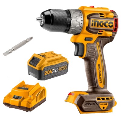Ingco – Cordless Drill – Compact – 60NM with 5.0Ah Battery & Charger Ingco – Cordless Drill – Compact – 60NM with 5.0Ah Battery & Charger