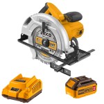 Ingco – Li-Ion Circular Saw (20V) with 4.0Ah Battery and Charger Ingco – Li-Ion Circular Saw (20V) with 4.0Ah Battery and Charger