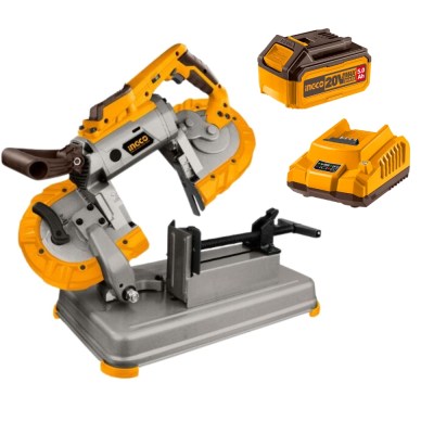 Ingco-Lithium-Ion Cordless Band Saw (20V) with 5.0Ah Battey and Charger Ingco-Lithium-Ion Cordless Band Saw (20V) with 5.0Ah Battey and Charger