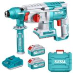 Total Tools – Rotary Hammer Drill With 2 x 4Ah Batteries and Charger Total Tools – Rotary Hammer Drill With 2 x 4Ah Batteries and Charger