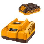 Ingco – Fast Intelligent Battery Charger – 20V/21V with 2.0Ah Battery Ingco – Fast Intelligent Battery Charger – 20V/21V with 2.0Ah Battery