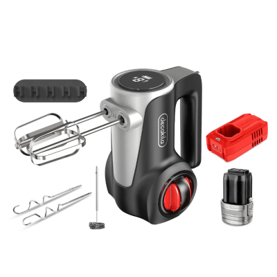 Decakila – 7 Speed Cordless Hand Mixer – Black – 16V Decakila – 7 Speed Cordless Hand Mixer – Black – 16V