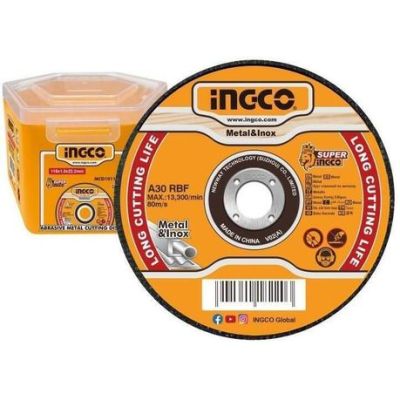 Ingco – Abrasive Metal Cutting Disc set – 50pc Ingco – Abrasive Metal Cutting Disc set – 50pc