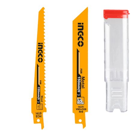 Ingco – Reciprocating saw blades set – 10pc Ingco – Reciprocating saw blades set – 10pc