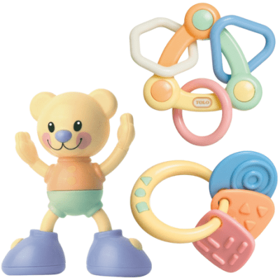 Tolo – Baby Toys and Gift Sets – 3 Rattle, Grab & Play Sets with Gift Boxes Tolo – Baby Toys and Gift Sets – 3 Rattle, Grab & Play Sets with Gift Boxes