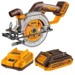 Ingco – Cordless Circular Saw (140mm) with 2.0Ah Battery and Charger – Orange Ingco – Cordless Circular Saw (140mm) with 2.0Ah Battery and Charger – Orange