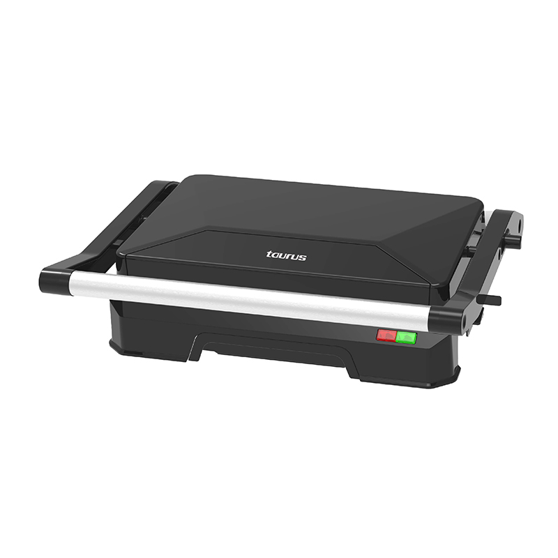 Taurus Panini Press 2 Slice Non-Stick Black 23 x 14.5cm 850W “MyGrill” Taurus Panini Press 2 Slice Non-Stick Black 23 x 14.5cm 850W “MyGrill”