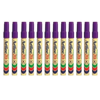 Artline – EK 70 Bullet Point Permanent Marker 1.5mm – Violet – Pack of 12 Artline – EK 70 Bullet Point Permanent Marker 1.5mm – Violet – Pack of 12