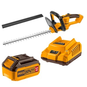 Ingco – Cordless Hedge Trimmer with 4.0Ah Battery and Charger Ingco – Cordless Hedge Trimmer with 4.0Ah Battery and Charger