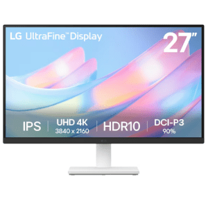 LG UltraFine 27″ 4K UHD IPS Monitor – White LG UltraFine 27″ 4K UHD IPS Monitor – White