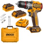Ingco -Cordless Impact Drill with 2Ah and 4Ah Battery & Charger Ingco -Cordless Impact Drill with 2Ah and 4Ah Battery & Charger