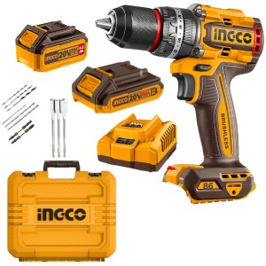 Ingco -Cordless Impact Drill with 2Ah and 4Ah Battery & Charger Ingco -Cordless Impact Drill with 2Ah and 4Ah Battery & Charger