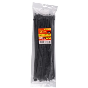 Tork Craft – Nylon Cable Ties 7.8mm X 400mm Black – 100 Pieces Tork Craft – Nylon Cable Ties 7.8mm X 400mm Black – 100 Pieces