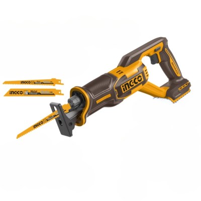 Ingco – Powerful Cordless Reciprocating Saw with 2 Blades – Tool Only Ingco – Powerful Cordless Reciprocating Saw with 2 Blades – Tool Only