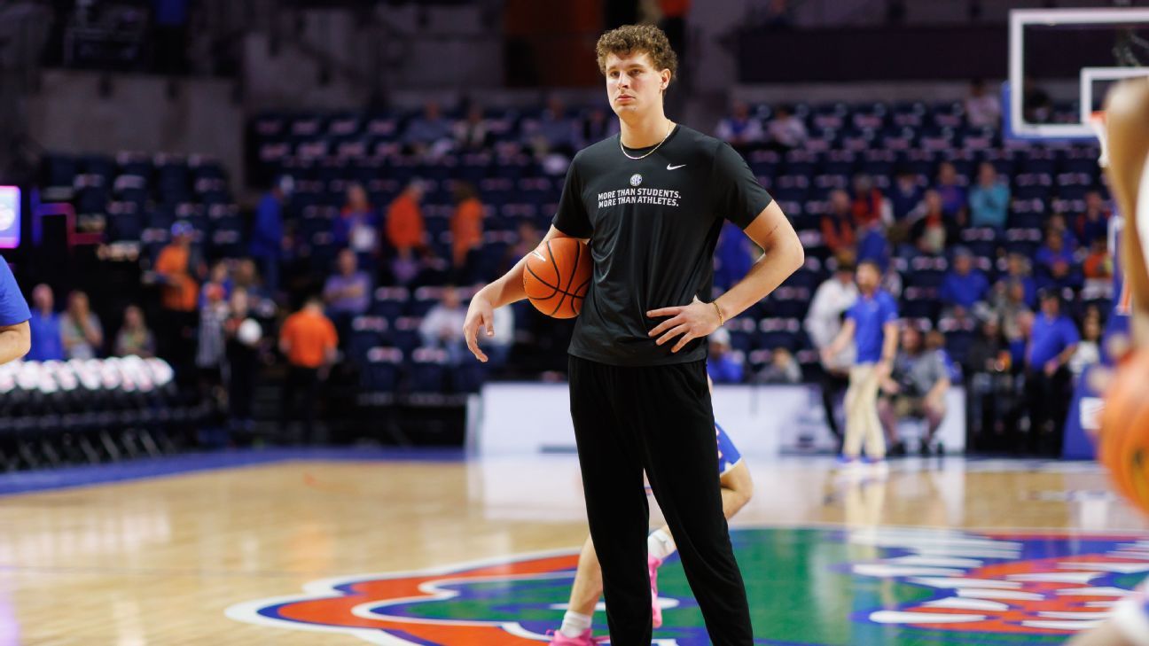 Gators center Handlogten cleared but status ‘fluid’ Gators center Handlogten cleared but status ‘fluid’