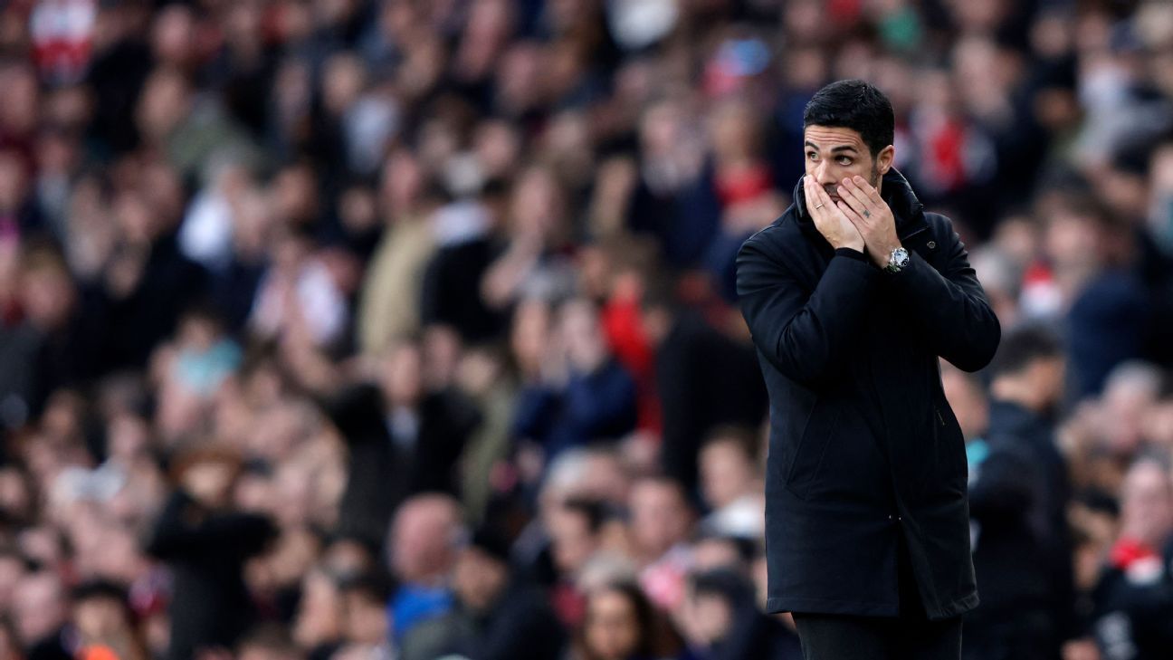 Arteta on giving up on title: ‘Over my dead body’ Arteta on giving up on title: ‘Over my dead body’