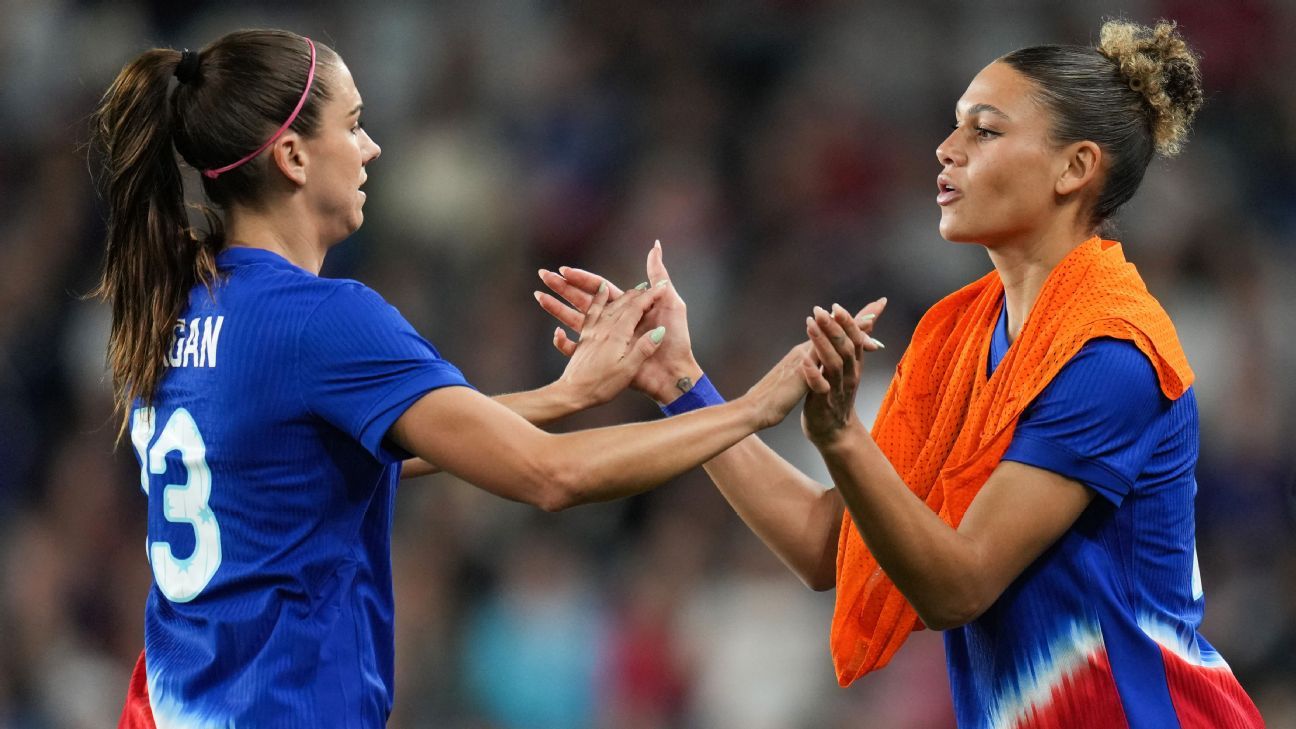 No Morgan, no Rapinoe: The USWNT doesn’t have a face of the team now. Is that OK? No Morgan, no Rapinoe: The USWNT doesn’t have a face of the team now. Is that OK?