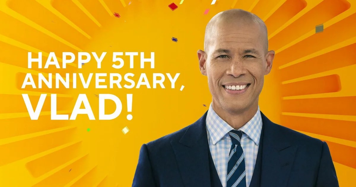 CBS Mornings” celebrates Vlad Duthiers’ 5-year anniversary on “What to Watch CBS Mornings” celebrates Vlad Duthiers’ 5-year anniversary on “What to Watch