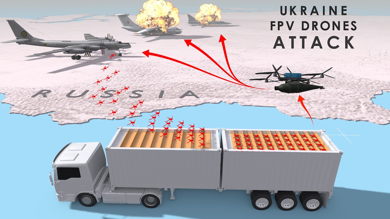 Explainer Video: Ukrainian FPV Drone Attack on Truck (A Visual Breakdown) Explainer Video: Ukrainian FPV Drone Attack on Truck (A Visual Breakdown)