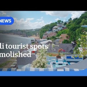 Bali officials begin demolishing Bingin Beach tourist spots | ABC NEWS Bali officials begin demolishing Bingin Beach tourist spots | ABC NEWS