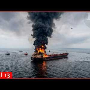 Friendly fire in Strait of Hormuz: IRGC set fire to vessel belonging to Russia and Iran Friendly fire in Strait of Hormuz: IRGC set fire to vessel belonging to Russia and Iran