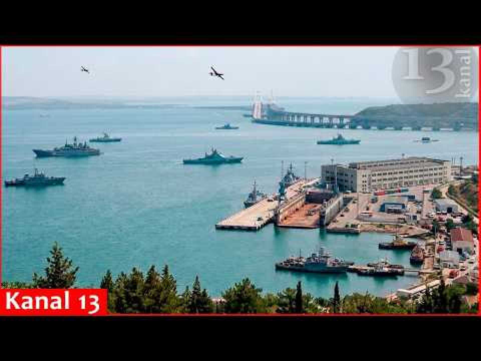 Ukraine blocks Russian ships from entering Crimea; Russian military infrastructure is eliminated Ukraine blocks Russian ships from entering Crimea; Russian military infrastructure is eliminated