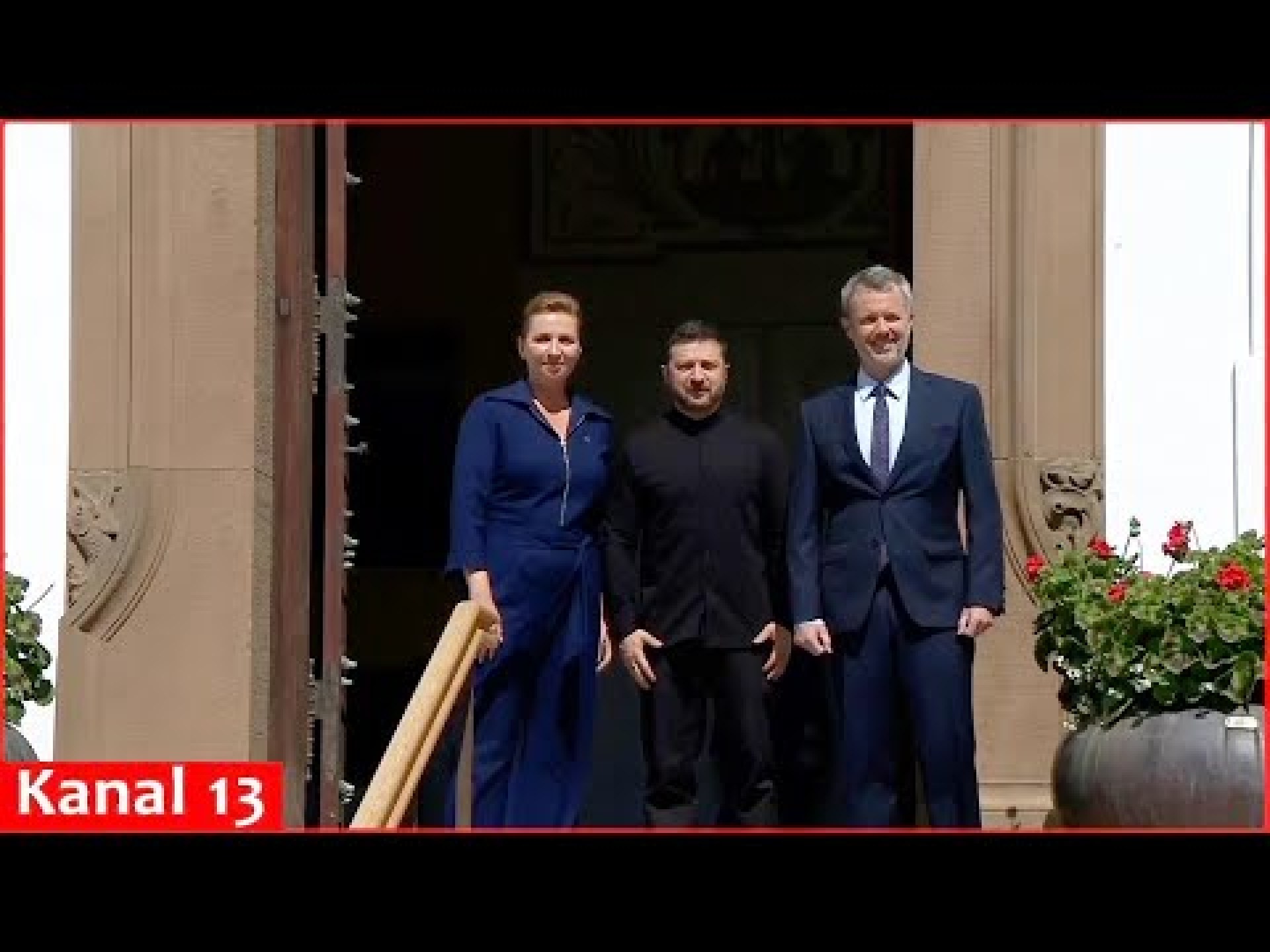 Danish prime minister welcomes Ukraine's Zelenskiy to Aarhus Danish prime minister welcomes Ukraine's Zelenskiy to Aarhus