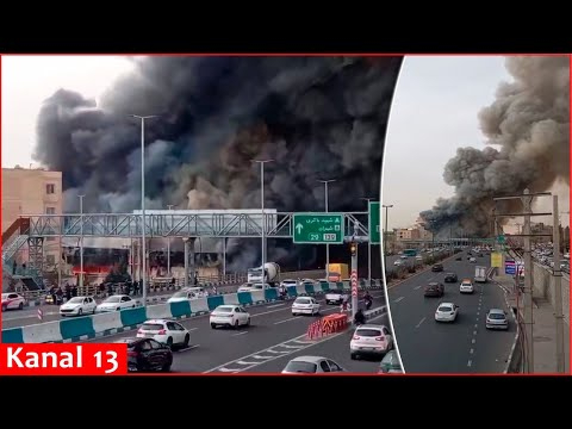 Massive fire engulfs bazaar in western Tehran Massive fire engulfs bazaar in western Tehran