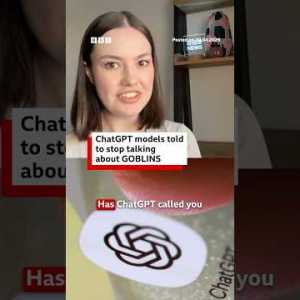 ChatGPT models told to stop talking about goblins. #Goblin #ChatGPT #BBCNews ChatGPT models told to stop talking about goblins. #Goblin #ChatGPT #BBCNews