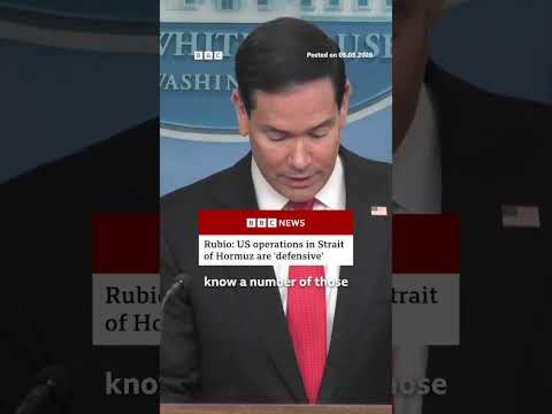 Rubio says objectives of “Operation Epic Fury’ have concluded. #USNews #BBCNews Rubio says objectives of “Operation Epic Fury’ have concluded. #USNews #BBCNews