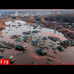 Banks of Oskol River are stained with blood again: b*dies of Russian soldiers are piling up in area Banks of Oskol River are stained with blood again: b*dies of Russian soldiers are piling up in area